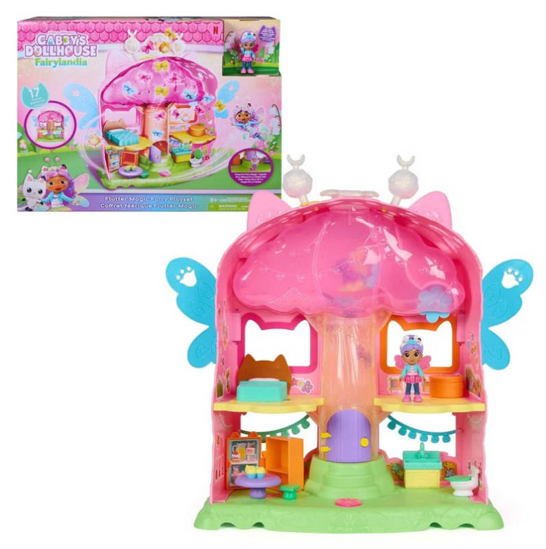 Spin master gabby's dollhouse gábinin kouzelný domek vílí dům s motýlky