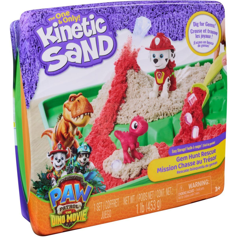 Kinetic Sand Tlapková patrola 3 sada s figurkou Marshall