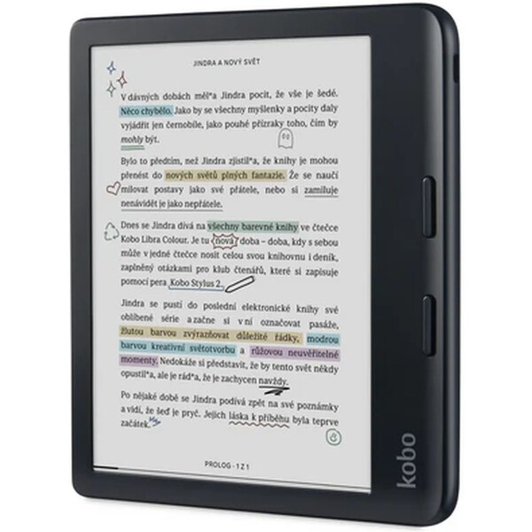 Kobo Libra Colour čtečka černá Černá
