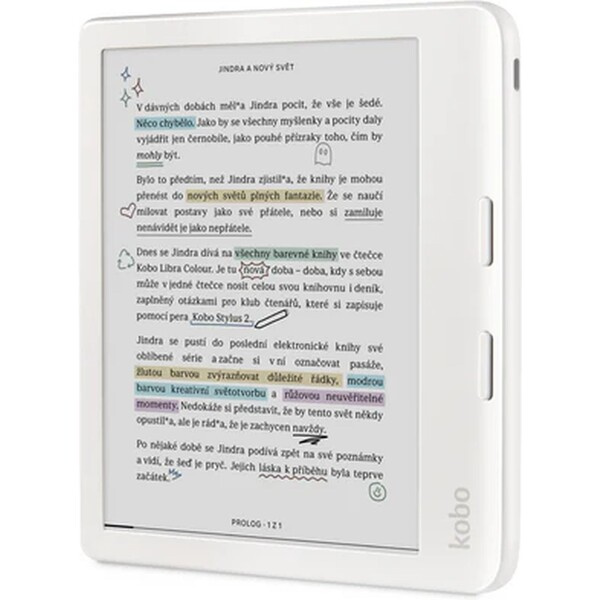 Kobo Libra Colour čtečka bílá Bílá