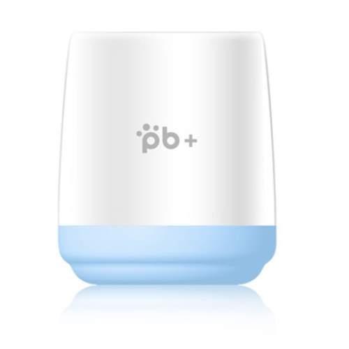 Přenosný čistič tlapek S-M, bílo-modrá