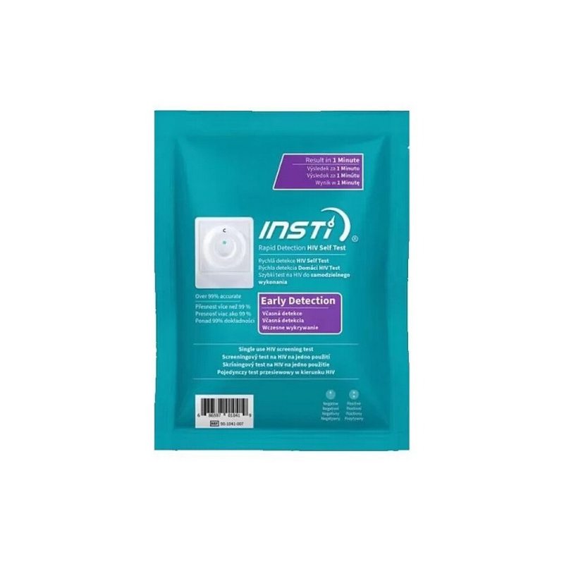 1x Domácí test na HIV, INSTI - BioLytical Laboratories Inc.