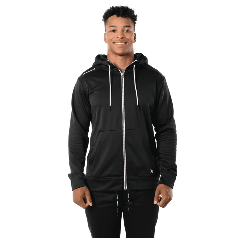 Mikina Team Fleece Zip Sr Blk
