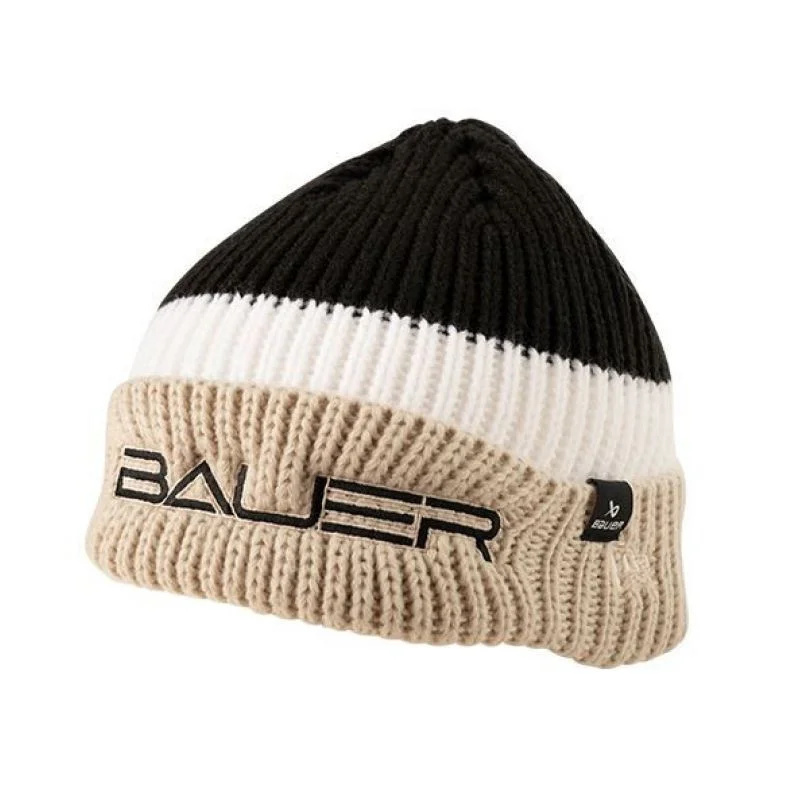 Zimní čepice Bauer NE Colorblock Toque 1062311 černá