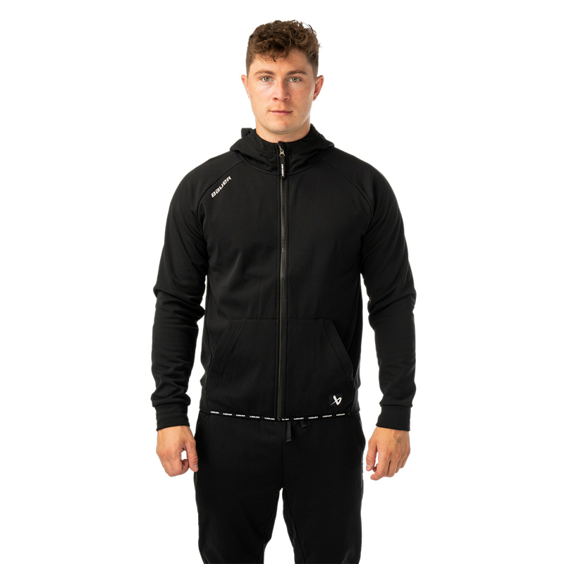 Mikina Team Fleece Zip Sr Blk