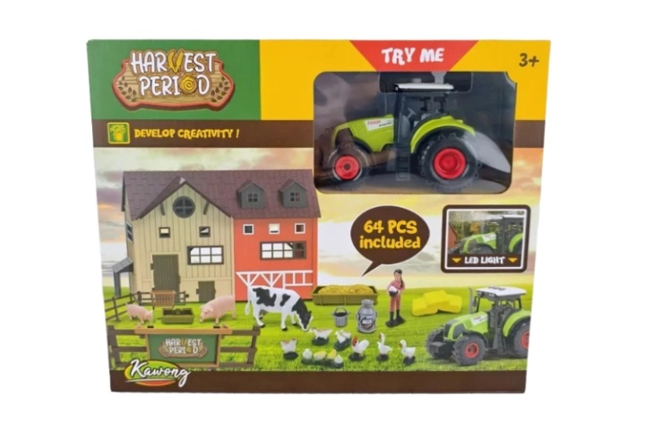 Farma s traktorem se světlem a zvukem