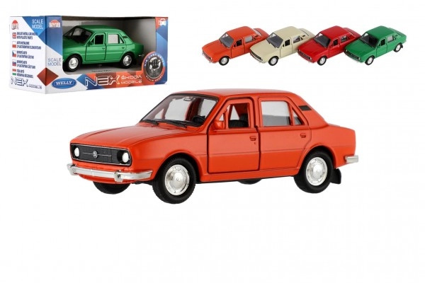 Welly Auto Škoda 105L červená 1:34