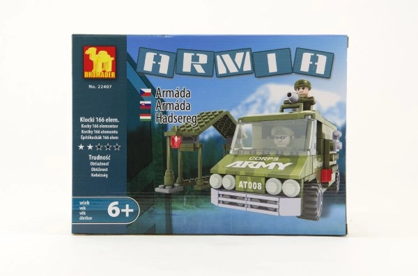 Dromader 22407 Vojáci Auto 166 ks