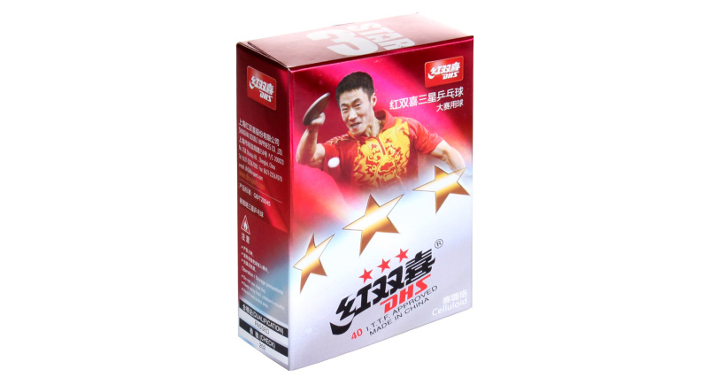Míčky na stolní tenis 3 hvězdy 6 ks bílá, 6 ks