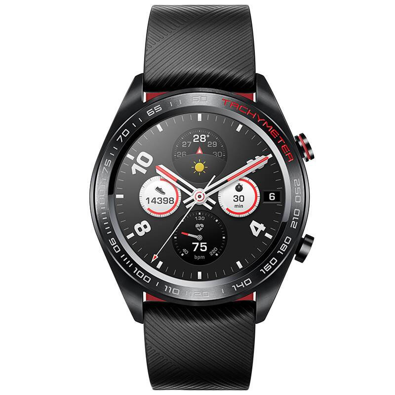 Chytré hodinky HONOR Watch Magic (55023481) / 128 MB / 390 × 390 px / Bluetooth 4.2 / 1,2" (3 cm) AMOLED displej / černá Varianta: ivi1