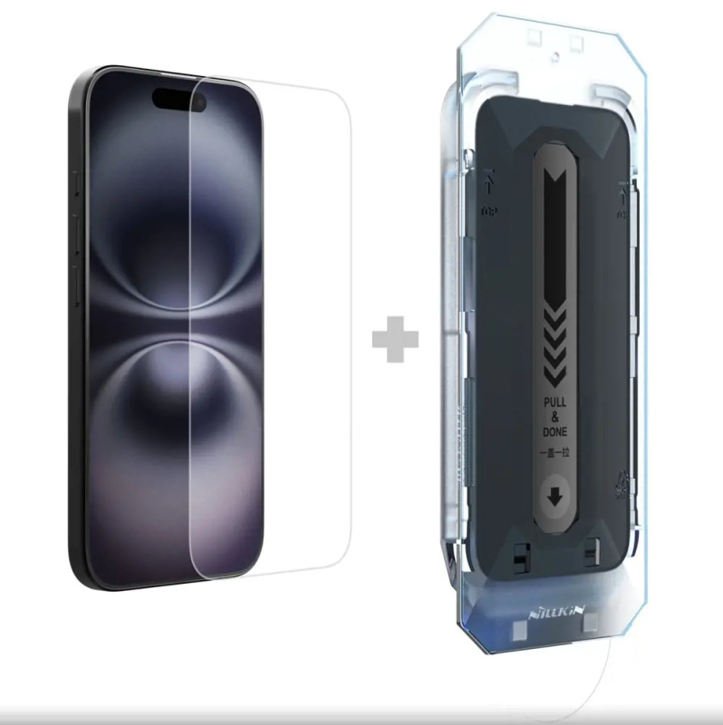 Nillkin Tvrzené Sklo 0.2mm H+ PRO 2.5D pro Apple iPhone 16 (s aplikátorem)