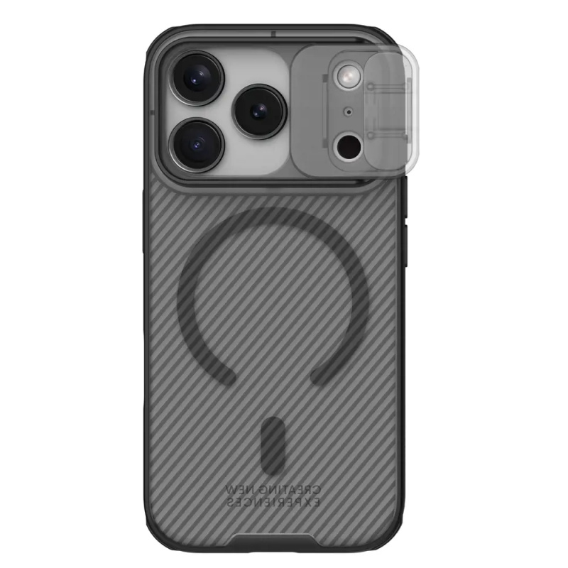 Nillkin CamShield PRO Magnetic Zadní Kryt pro Apple iPhone 17 Pro Transparent Black