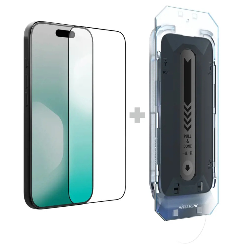 Nillkin Tvrzené Sklo 2.5D CP+ PRO Black pro Apple iPhone 17 Pro (s aplikátorem)