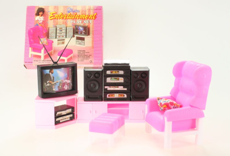 Barbie Glorie obývací stěna pro panenky typu