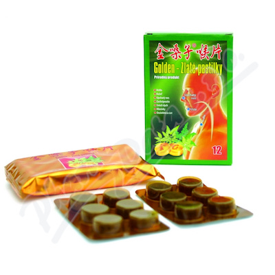 GOLDEN Zlaté pastilky 12 kusů