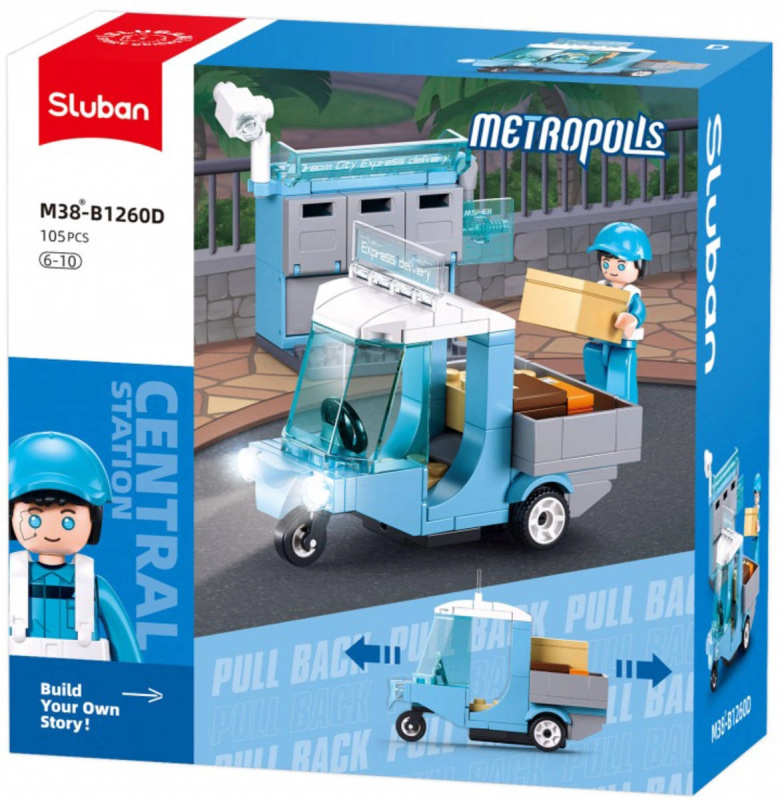 Sluban Metropolis M38-B1260D Poštovní vůz