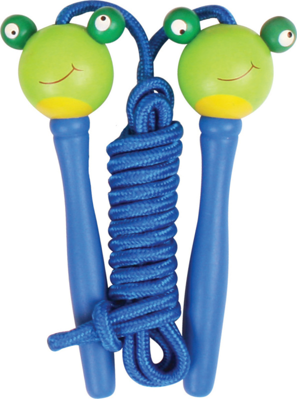 Bigjigs Toys Švihadlo zvířátko medvídek 1ks rukojeť červená