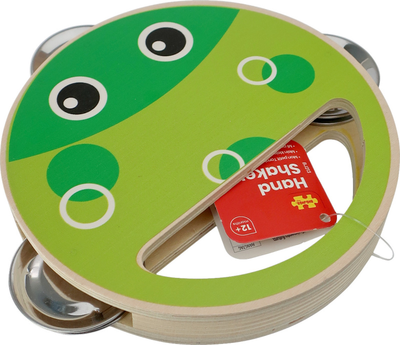 Bigjigs Toys tamburína 1ks červená