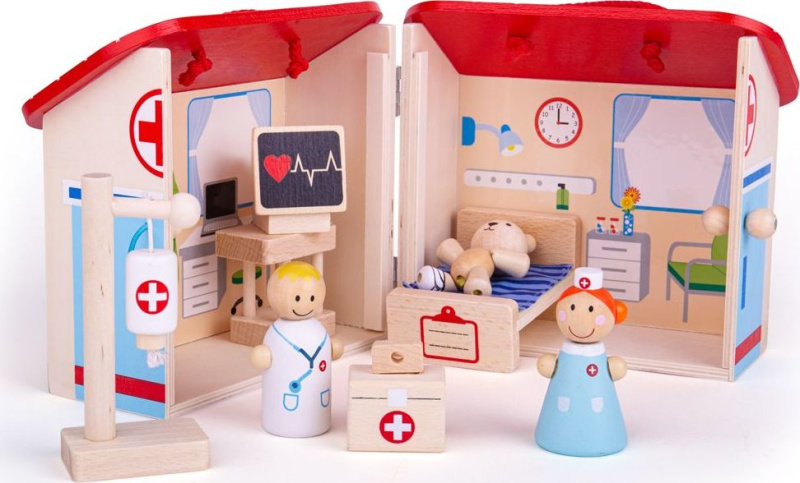 Bigjigs Toys Medvědí nemocnice
