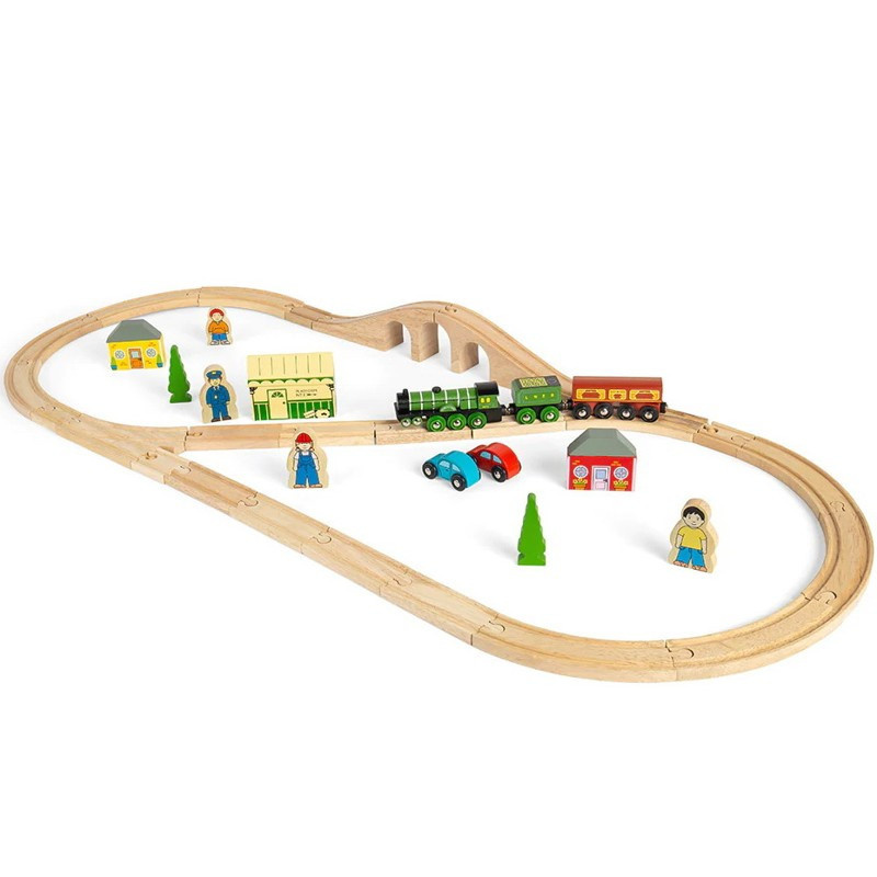 Bigjigs Rail Dřevěná vláčkodráha Flying scotsman