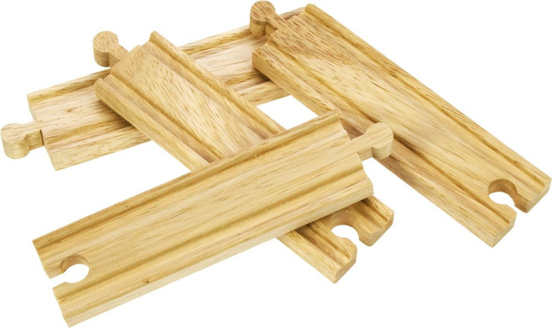 Bigjigs Rail Střední rovné koleje 16 cm 4 ks