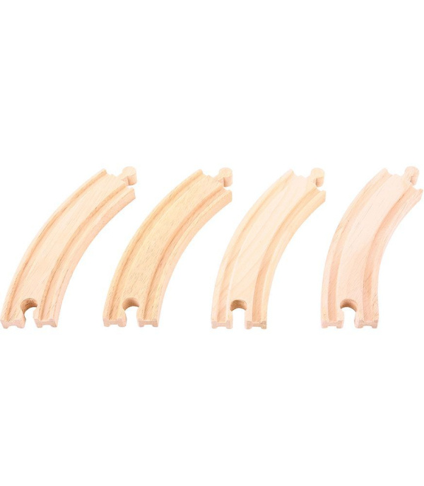 Bigjigs Rail Dlouhé kruhové koleje 17 cm 4 ks