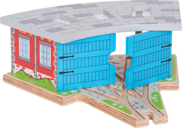Bigjigs Rail Trojité depo s vraty
