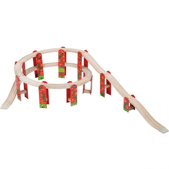 Bigjigs Rail Víceúrovňový set kolejí