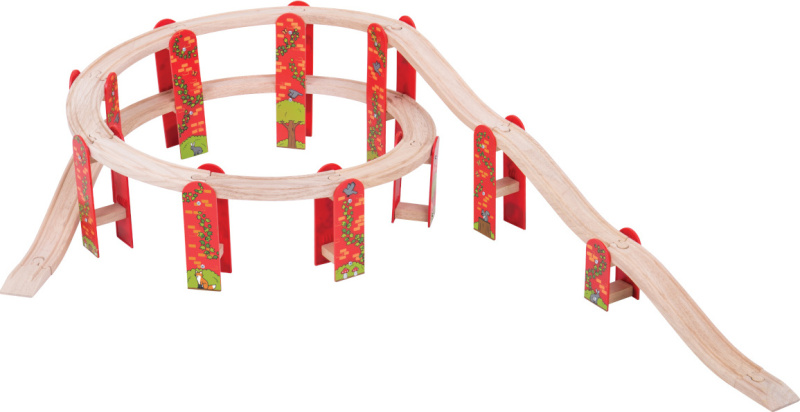Bigjigs Rail Víceúrovňový set kolejí
