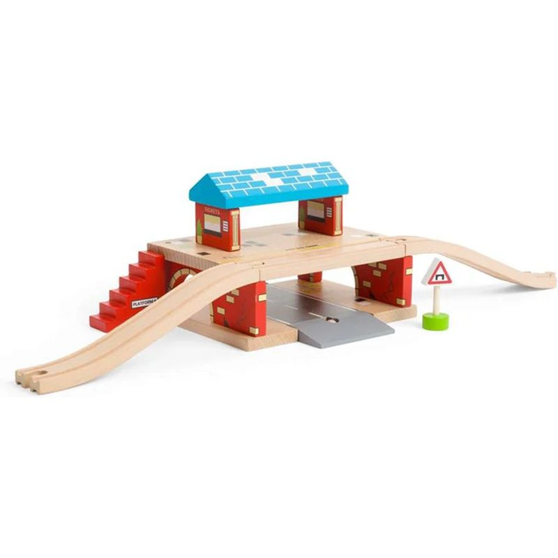 Bigjigs Rail Nádraží nad cestou