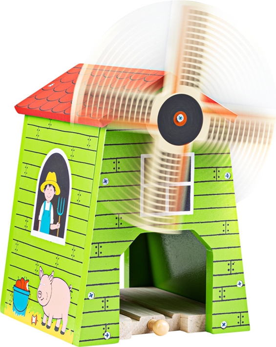 Bigjigs Rail Větrný mlýn