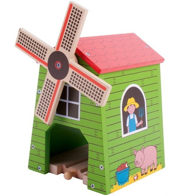 Bigjigs Rail Větrný mlýn
