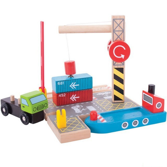 Bigjigs Rail Kontejnerové překladiště