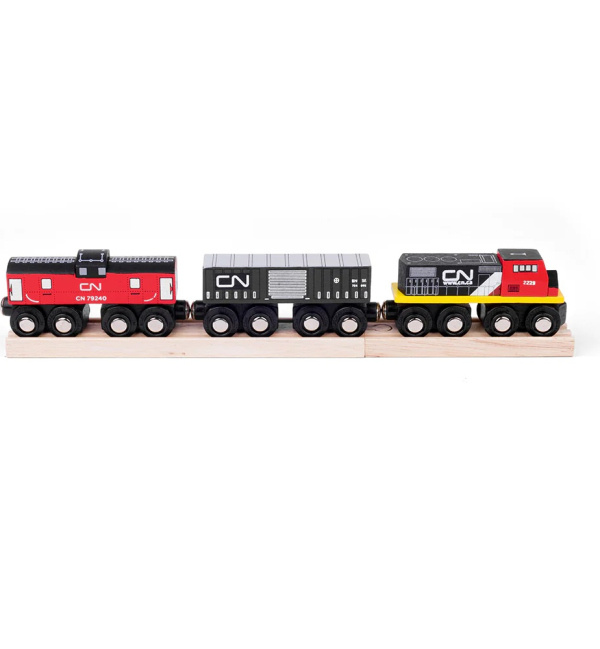 Bigjigs Rail CN nákladní vlak + koleje