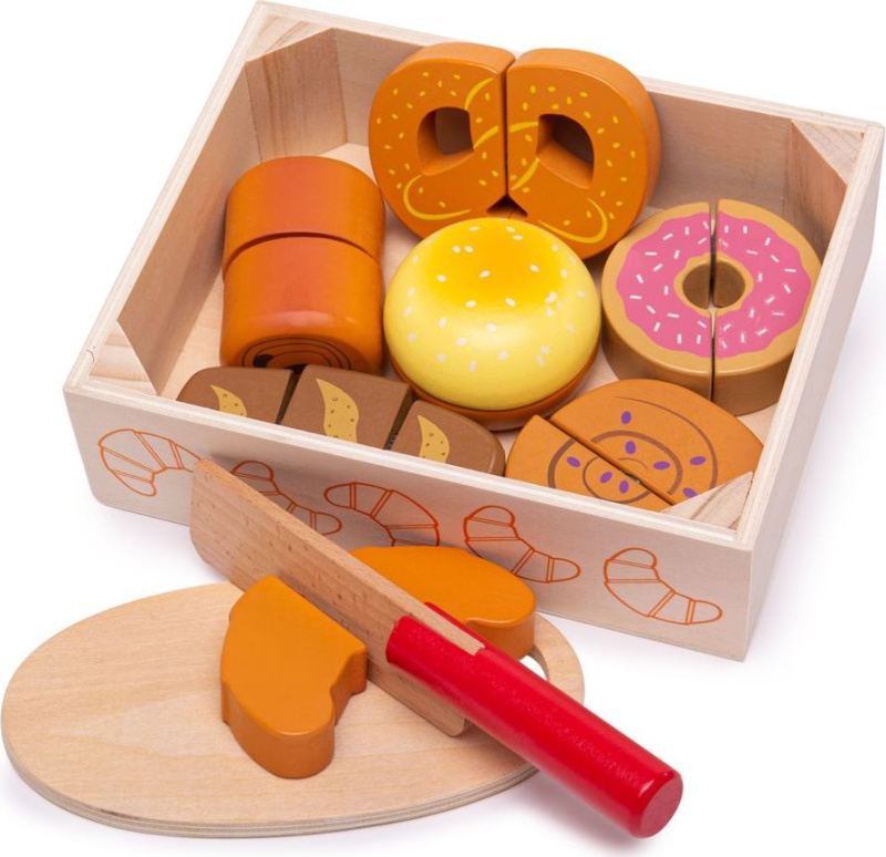 Bigjigs Toys Krájecí pečivo v krabičce