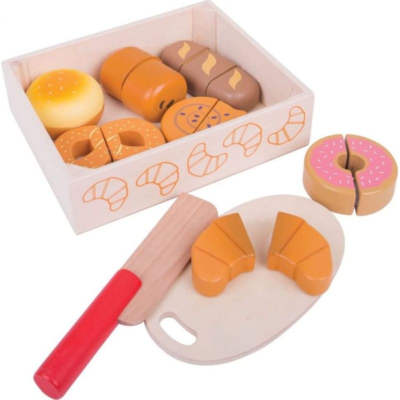 Bigjigs Toys Krájecí pečivo v krabičce