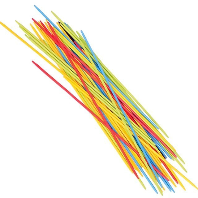 Společenská hra - Mikádo barevné dřevěné (Bigjigs)