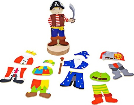 Bigjigs Toys Magnetické oblékací puzzle mystické postavy