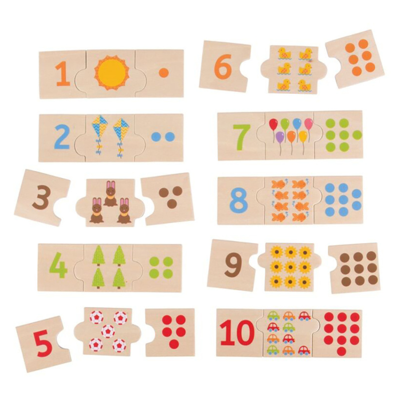 Bigjigs Toys Edukativní puzzle počítání