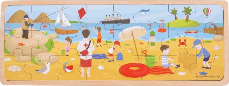 Bigjigs Toys Puzzle Na pláži