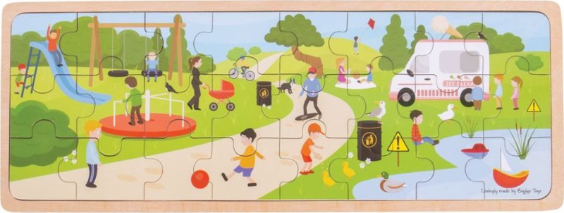 Bigjigs Toys Puzzle V parku