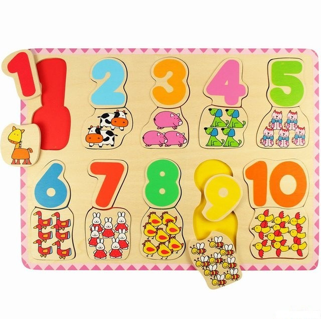 Bigjigs Toys Počítací puzzle 2