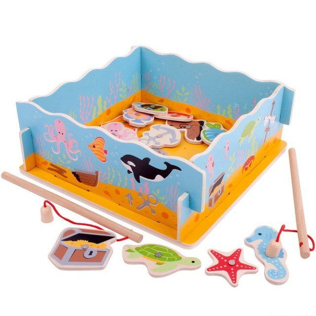 Bigjigs Toys Magnetické chytání rybiček