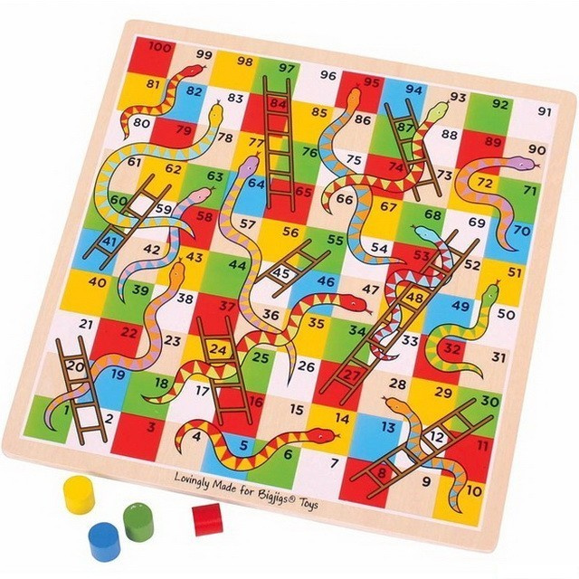 Bigjigs Toys Hadi a žebříky 2