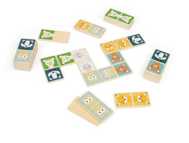 Bigjigs Toys Domino lesní zvířátka