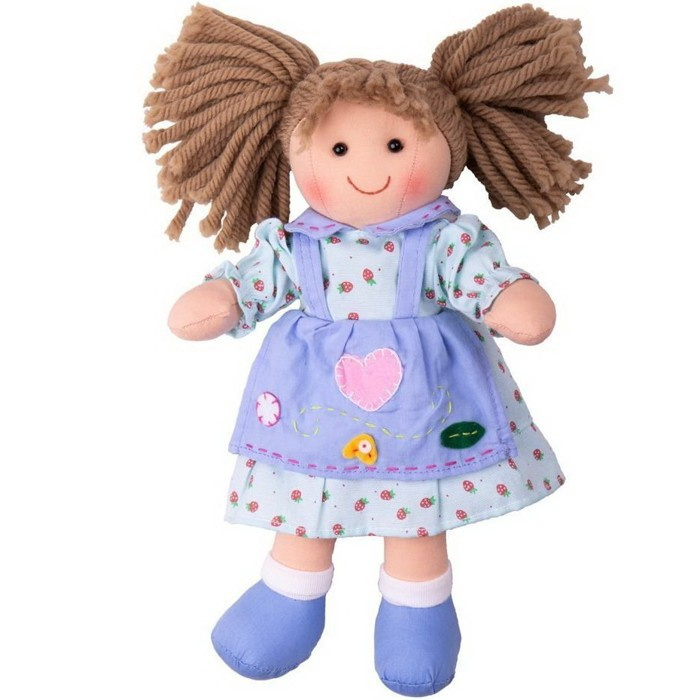 Bigjigs Toys Látková panenka Grace 28 cm