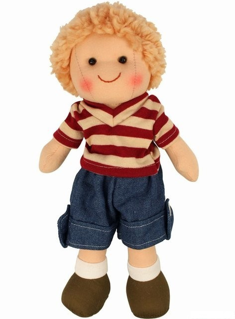 Bigjigs Toys Látková panenka Harry 28 cm