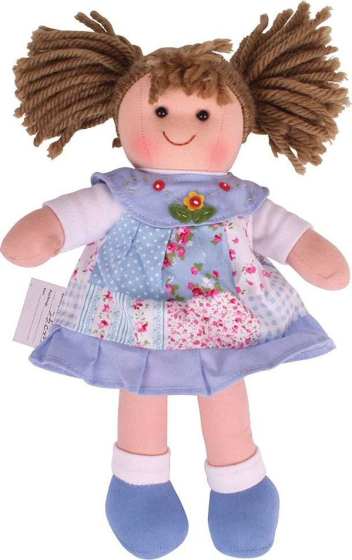 Bigjigs Toys Látková panenka Sarah 28 cm