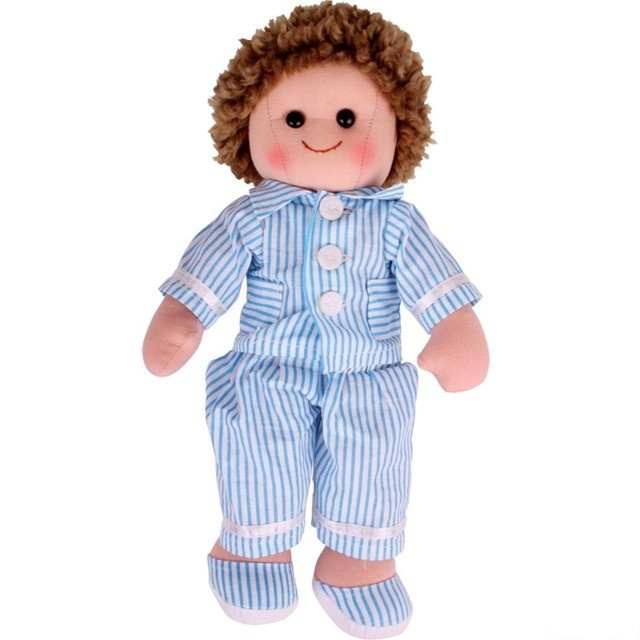 Bigjigs Toys Látková panenka Arthur 34 cm