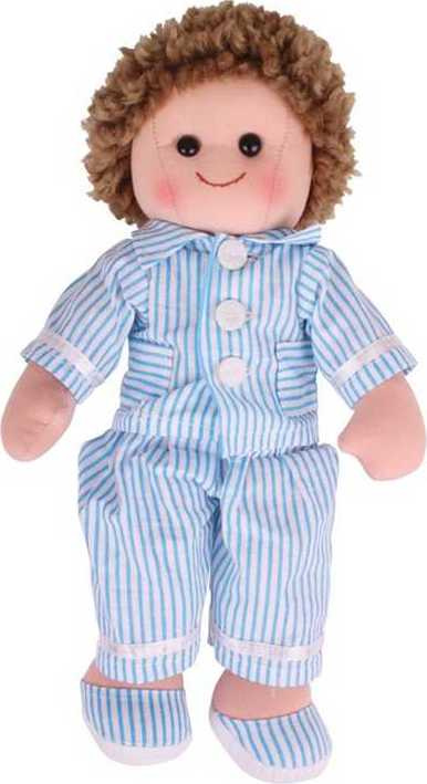 Bigjigs Toys Látková panenka Arthur 34 cm